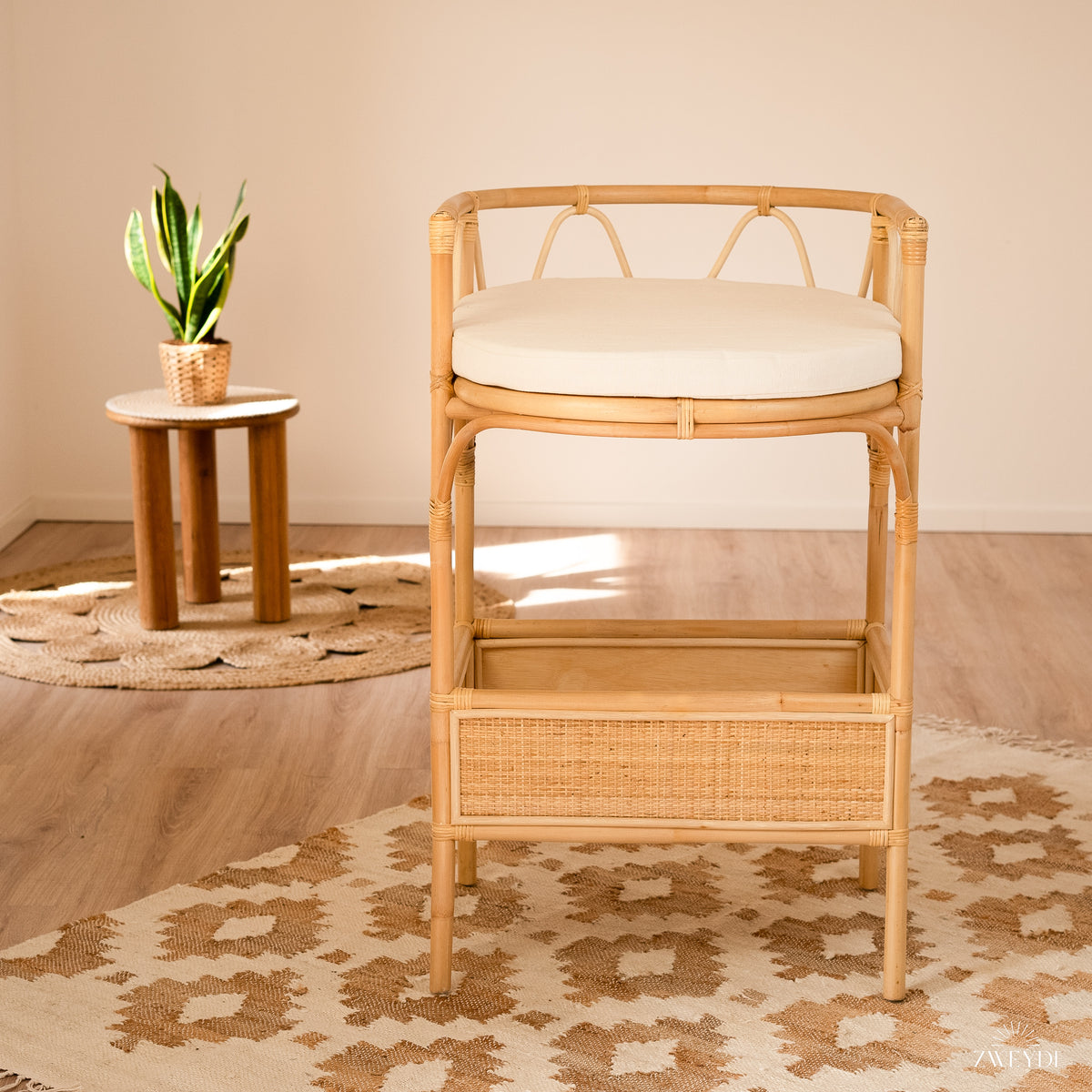 Malibu Rattan Wickelkommode